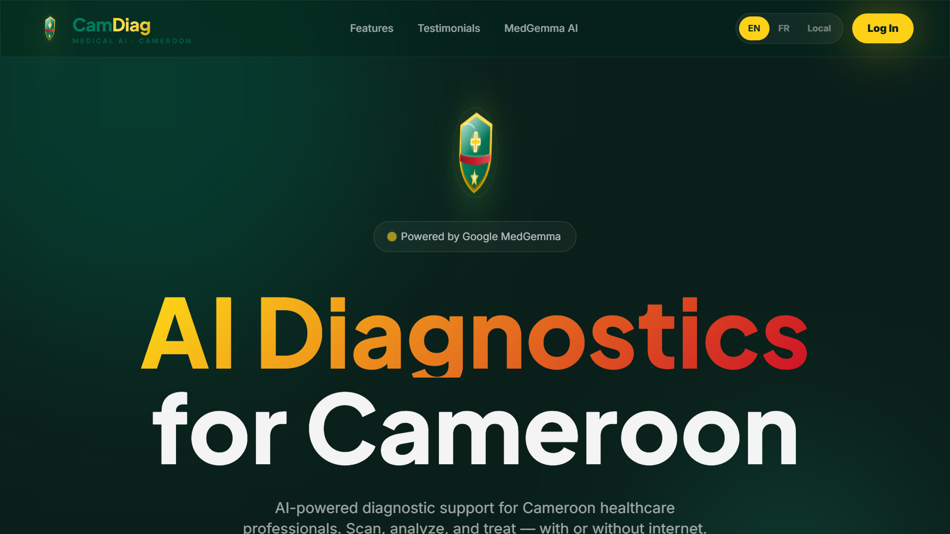 CamDiag interface preview